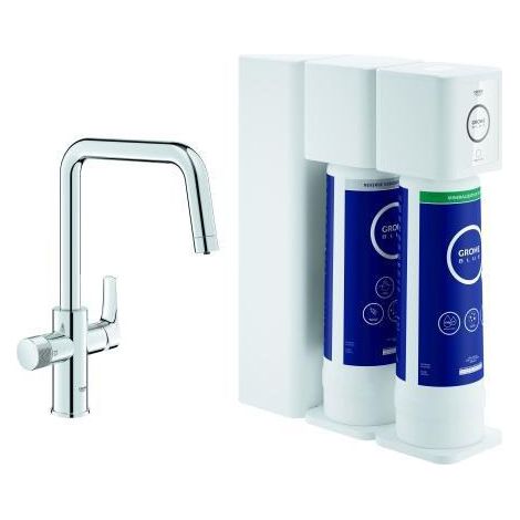 Kit de démarrage GROHE Blue Pure Eurosmart 30587 U-Asl. UO/M-Filtre chromé