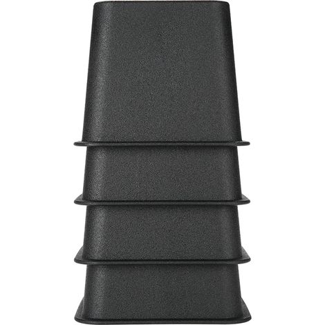 Lot de 4 Rehausseurs de Lit Réglables avec Base Large pour Plus de stabilité, évidement sécurisé pour Maintenir Les Pieds de Lit, Lits élévateurs, Canapés, Chaises pour Petites (1/5)