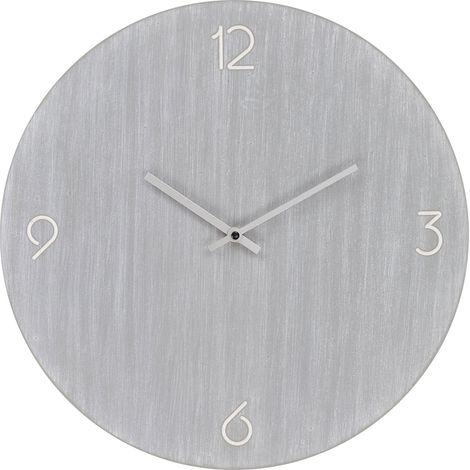Orologio da parete Ravenna in MDF grigio chiaro con movimento silenzioso ø40 cm