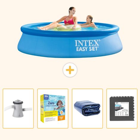 Intex Piscine Easy Set Ronde - 244x61 cm - 5-pièces S285 (1/5)