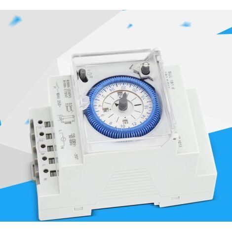 LaBlanc, -, Meccanico, Interruttore, Timer, Bidirezionale, 24, Ore, Guida DIN (1/4)