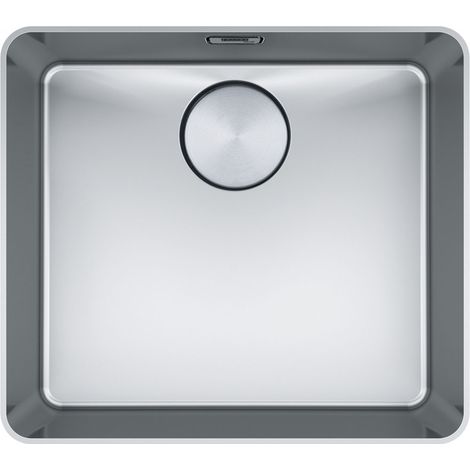 Cuve Mythos MYX 210-45 Inox - 462 x 412 x 200 mm - sous-meuble 55 cm - vidage automatique - Franke (1/5)