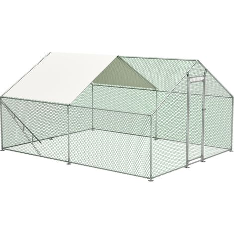 Abri de jardin en acier galvanisé 154 x 83 x 180 cm cabane de rangement extérieur outils avec toit étanche et serrure gris (1/5)