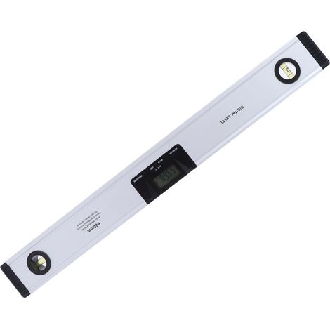 SHSIWI 600-mm-Magnet-Digitalwasserwaage, hohe Genauigkeit, hintergrundbeleuchtetes LCD-Display, robustes Aluminiumgehäuse, industrielles Messwerkzeug (1/5)