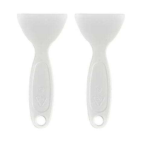 2 Pièces Grattoir Dégivrage en Plastique Outil de Grattoir à Glace pour Congélateur Blanc (1/4)
