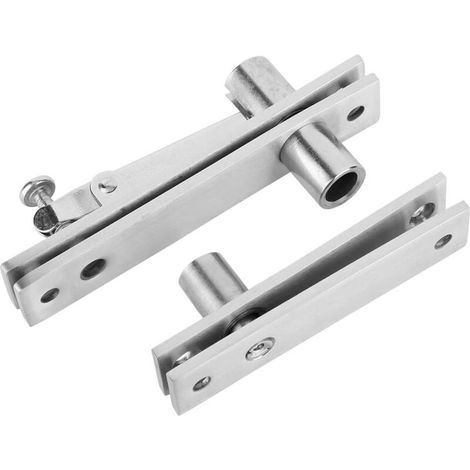 1PCS Charnière à Pivot de Porte en Acier Inoxydable Stainless Steel Hinge Système de Quincaillerie de Meubles Robuste de Rotation de 360 ​​Degrés pour Porte de Bâtiment Domicile Bureau e (1/4)