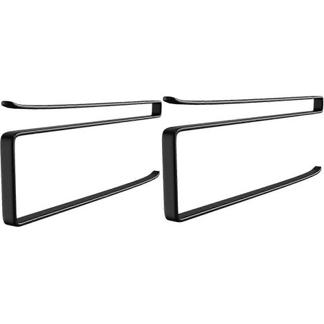 Porte-rouleau de cuisine sans perçage, lot de 2, robuste et moderne, peu encombrant (1/5)
