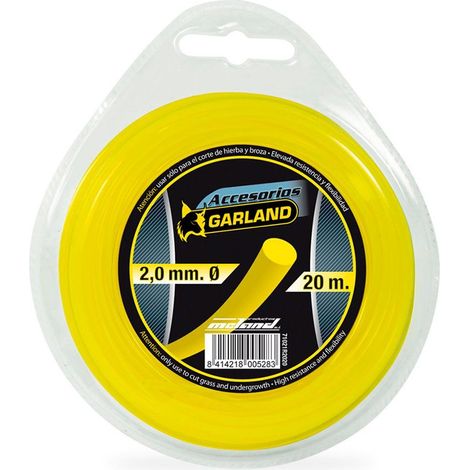 GARLAND Filo Dosatore per Decespugliatore 20m 2.0mm Rotondo (71021R2020)