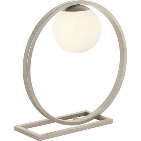 Lampada da tavolo ENZO Endon sfera opale argento G9 (1/5)