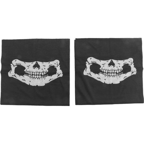 Lot de 2 masques de ski/vélo demi-visage style fantôme, cache-cou multifonction, paiement à la livraison (1/5)