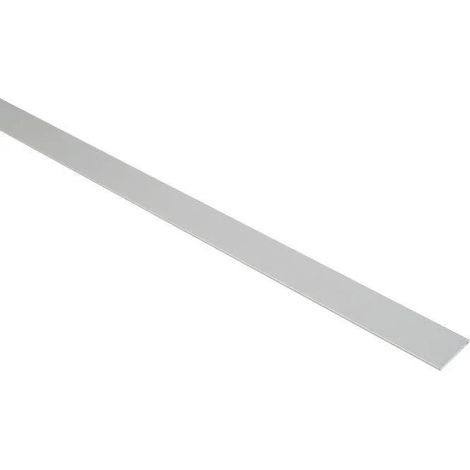 Flacher Profil duval silber 30 mm Aluminium