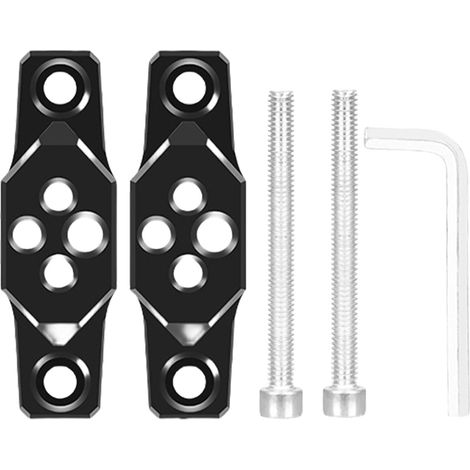 Support de phare supplémentaire pour moto - Supports de mât de phare de moto - Support de serrage - Support de phare antibrouillard - Pince de montage polyvalente pour motos de randonnée (1/5)