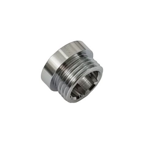 RACCORDO IN OTTONE CROMO 22F-1/2M 22x1F - 1/2M