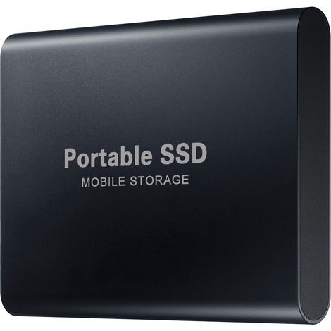 GROOFOO Disque Dur Externe de 4 to Type-C USB 3.0 Disque Dur HDD pour PC, Mac, Portable