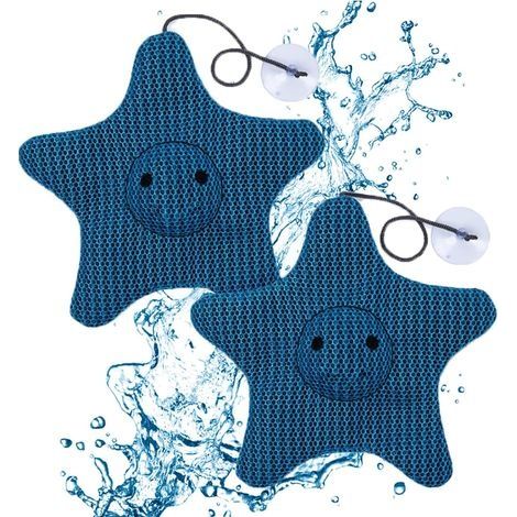 Éponge Absorbante de Piscine, Absorbeur de Mousse Réutilisable, Éponge Filtrante de Spa, Filtre à échelle Tourbillon Triple Couche Absorbant de Piscine (2 Pièces) (1/4)
