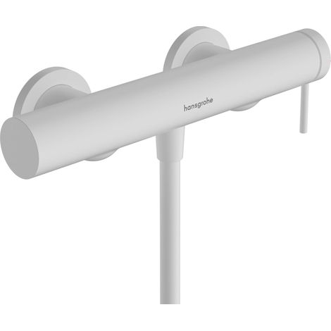 Mitigeur de douche apparent, Robinet douche 1 sortie, Mitigeur monocommande, Blanc mat, 73622700 (1/5)