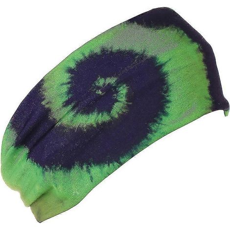 Bandeaux pour femmes, style bohème, pour le yoga, la course à pied et le sport.-Bright green (1/2)