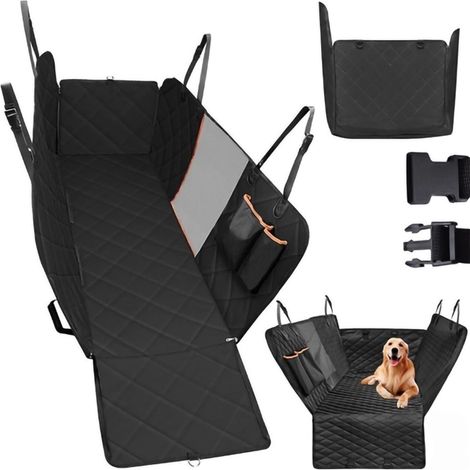 Cuccia per cani per auto - Tappetino/Protezione per sedile posteriore - Tappetino di protezione per cani e animali domestici per auto