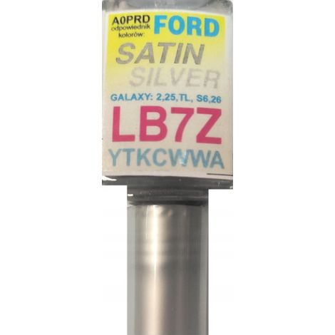 Réparation des rayures de peinture auto argent satiné VW LB7Z 10 ml arasystem (1/5)