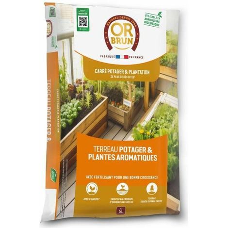 Or Brun Gemüseerde 6 Liter Biologische Landwirtschaft