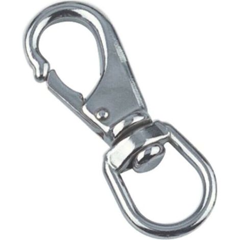 Mousqueton émerillon inox A4 - 1 pc - 86 mm