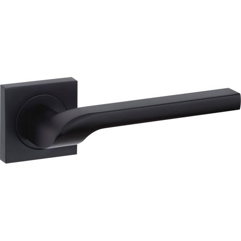 Manilla aluminio modelo 559 roseta cuadrada negro puertas (1/5)