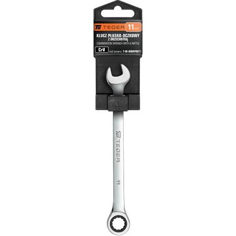 Llave de boca fija de carraca de 11 mm / teger (1/3)