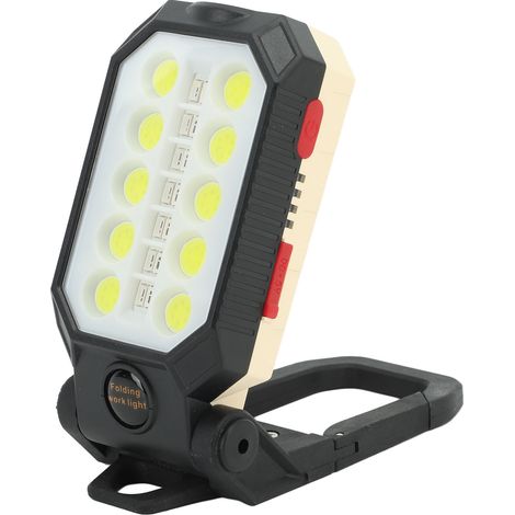 Superhelle LED-Arbeitsleuchte, verstellbarer Winkel, magnetische Halterung, IP66, wiederaufladbarer COB-LED, mit G1/4-Schnittstelle (1/5)