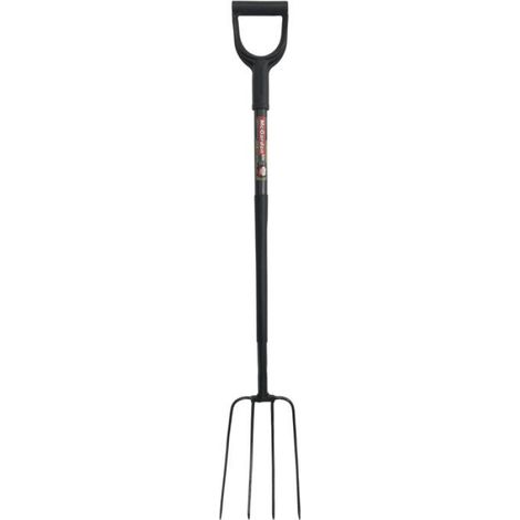 Fourche - 4 Dents - Acier Au Carbone Trempé - 1270 Mm - 220 Mm Largeur