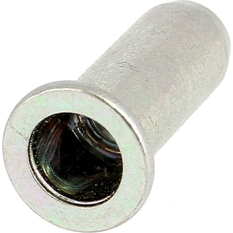 RIVKLE® Tête Plate Fut Cyl.Borgne M6 Bichromaté Ep. 0.5 A 3 (1/2)