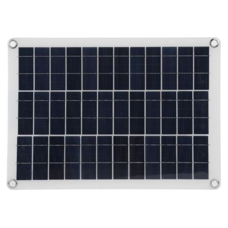 Panneau de charge solaire 15W 12V, panneau solaire professionnel efficace en silicium monocristallin pour caméra de Surveillance, sonnette (1/5)