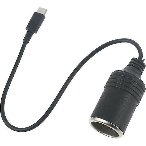 Usb C Pd Type C To 12v Car Cigarette-lighter Socket Female Power Supply Cable (1/5)
