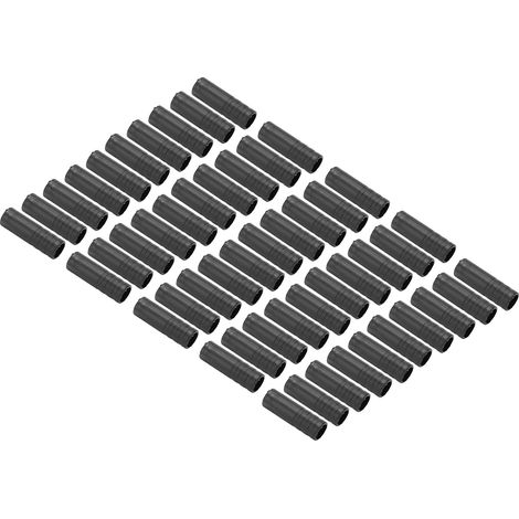 50 embouts de câble de dérailleur pour vélo de route et VTT, noirs (1/5)