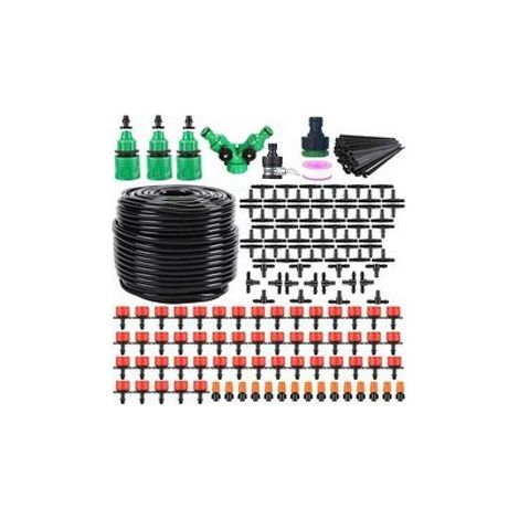 65 Pcs Micro Irrigation Goutte à Goutte Kit Arrosage Automatique,Automatique Kit d'irrigation Goutte à Goutte,Système d'irrigation Jardin,Jardin pour Plantes -50M Tuyau Goutte à Goutte (1/5)