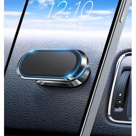Support magnétique pour téléphone de voiture avec rotation à 360°, support magnétique universel portable pour téléphone de voiture, compatible avec iPhone/Samsung/Huawei/XIAOMI etc. (1/5)