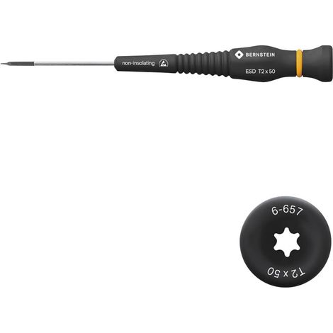 BERNSTEIN Tools for Electronics pour l'électronique et la mécanique de précision Tournevis Torx Tail (1/2)