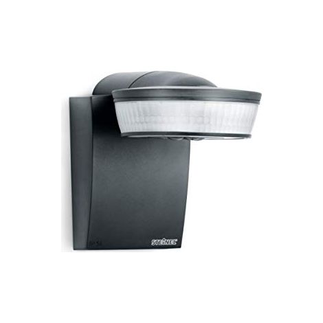 Steinel 29579 Sensore di movimento a infrarossi SensIQ, nero, 300° / 20 m, 2500 W, luce fissa, montaggio a parete, angolo o soffitto (1/4)