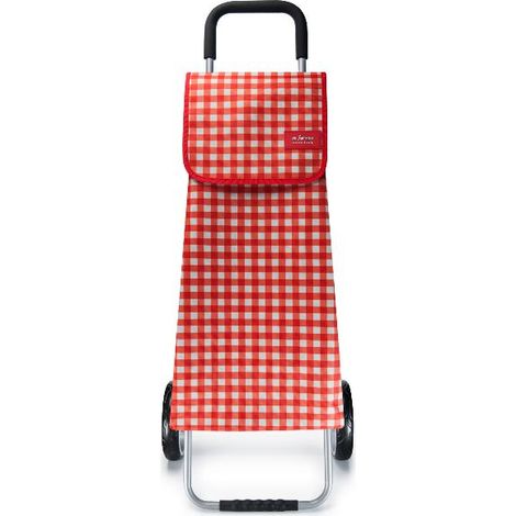 12 Sac Poussette De Marché Vichy Rouge - Trolley 2.0 - Rebel