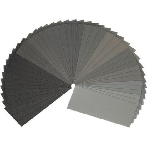 Lot de 3 Papier de Verre, Papier Abrasif 250023093MM Grains Utilisé pour polir le métal le bois les voiture (1/5)