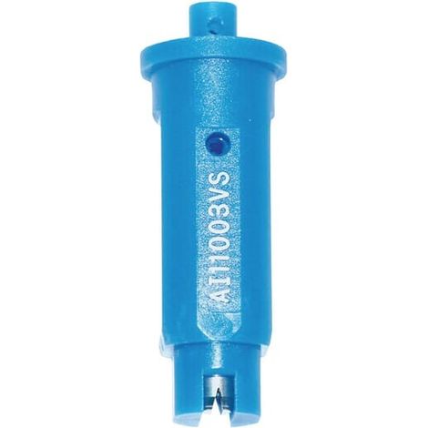 Tobera anti-deriva venturi simple chorro plano AI 110掳 03 azul acero inoxidable TeeJet TEEJET AI11003VS