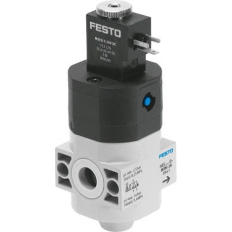 Festo HEE-D-MINI-24 Druckluftventil aus langlebigem Aluminium