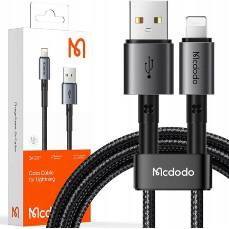 Mcdodo USB Lightning-Kabel, Schnellladefunktion, 36 W, 2 m, für iPhone 11, 12, 13, 14 (1/5)