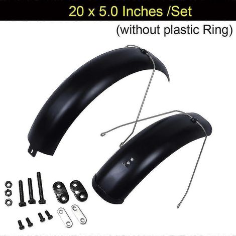 Garde-boue pour pneus larges 20x4.0 et 20x5.0, compatible avec vélos électriques, snowboards et vélos électriques. Protection robuste et durable en plastique. (1/5)
