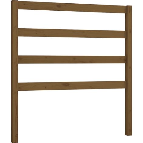 Maison Exclusive - Kopfteil Honigbraun 96x4x100 cm Massivholz Kie