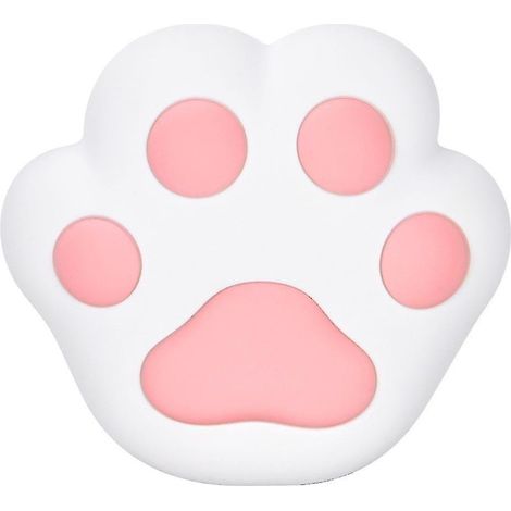 Lampe murale en silicone en forme de patte de chat, veilleuse LED USB (1/3)