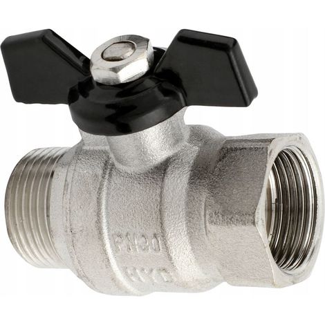 Valvola a sfera tytan zkwmd-pp-25-nw 30 bar 120°C (1/3)