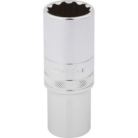 Draper 1/2 Square Drive Hi-Torq&174 12 Point Deep Socket (22mm) (33788) (1/5)