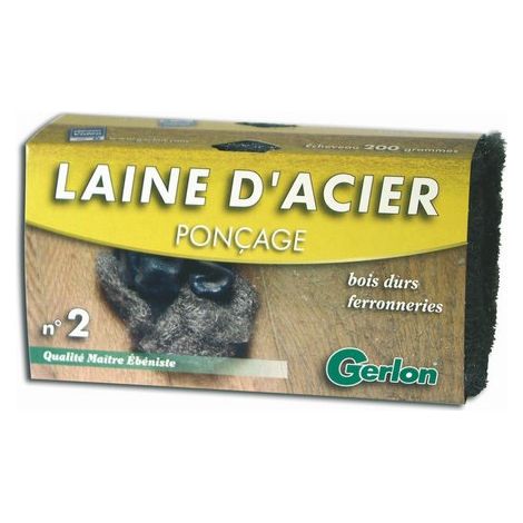 Lana de Acero 200 Gr N°2    E202 - Gerlon