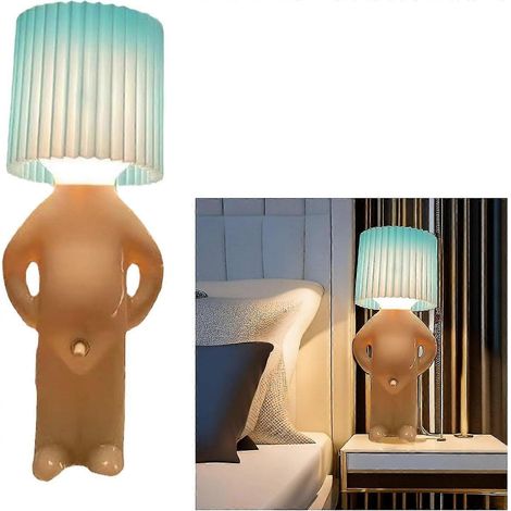 Lampe créative « Petit garçon timide », Lampe de bureau « Petit garçon coquin », Lampe de bureau créative « Garçon coquin », Décoration intérieure, Cadeau original (1/5)