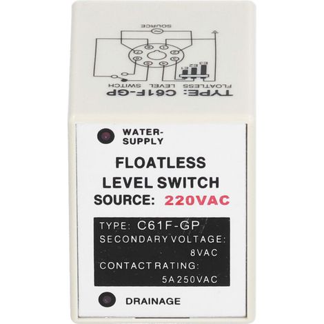– relais de niveau sans flotteur, contrôleur de commutateur de liquide, équipement électrique C61FGP AC 220V (1/5)